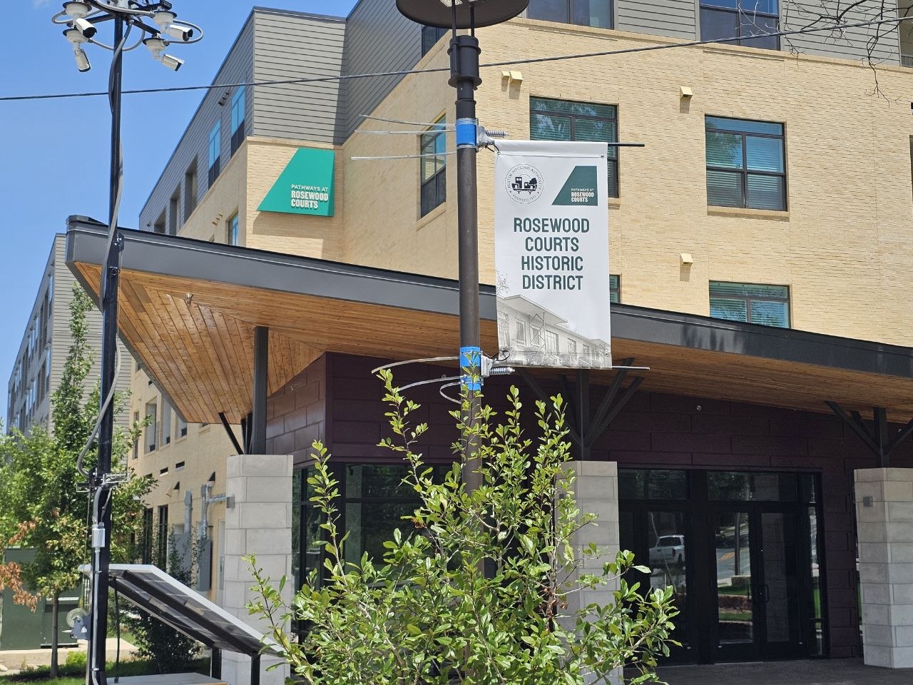 Rosewood Courts Historic District in East Austin